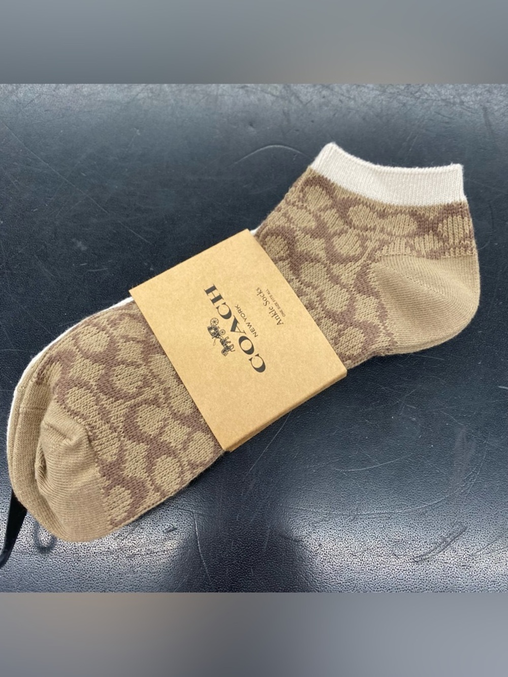 COACH Signature Logo Socks